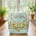 Three Birds Perched Branch Floral Wreath Name - Wildlife Lover Everyday Gift Quilted Tote Bag - 3