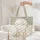 Baby Bears Nuzzling Wildflower Wreath - Nature Lover Gift for Kids Quilted Tote Bag - 5