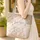 Baby Bears Nuzzling Wildflower Wreath - Nature Lover Gift for Kids Quilted Tote Bag - 4