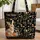 Personalized Rabbit Easter Eggs Your Name Floral - Easter Gift Quilted Tote Bag - 1