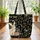 Personalized Rabbit Easter Eggs Your Name Floral - Easter Gift Quilted Tote Bag - 3