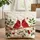 Red Cardinal Birds Personalized Name Foliage - Nature Lover Home Decor Gift Quilted Tote Bag - 1