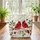 Red Cardinal Birds Personalized Name Foliage - Nature Lover Home Decor Gift Quilted Tote Bag - 3