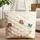 Butterflies Blooming Flowers Green Leaves Floral Wreath - Everyday Tote for Women Quilted Tote Bag - 1