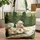 Personalized Three Sheep River Path Pine Tree Scene - Everyday Use Gift for Children Quilted Tote Bag - 1