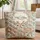 Deer Fawns Indian Floral Blossoms Berries Wildflower Wreath Wildlife Lover Gift Quilted Tote Bag - 1