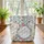 Bunnies Floral Wreath Botanical - Wildlife Lover Gift Quilted Tote Bag - 3
