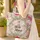 Nuzzling Bunnies Wildflowers Fuchsia Flowers - Everyday Gift for Nature Lover Quilted Tote Bag - 4