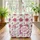 Bunny Fuchsia Roses Small Flowers Floral Wreath Personalized Keepsake Gift for Kids Quilted Tote Bag - 3