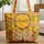 Bunnies Lotus Flowers Floral Wreath - Everyday Essentials - Bunny Lover Gift Quilted Tote Bag - 1