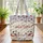Personalized Bunnies Floral Wreath - Everyday Tote Rabbit Lover Gift Quilted Tote Bag - 3