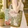 Fox Bunny Woodland Animals Floral Wreath Your Name - Nature Lover Gift Quilted Tote Bag - 4