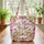Personalized Nuzzling Fawns Floral Wreath Wildflowers - Nature Lover Everyday Gift Quilted Tote Bag - 3