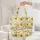 Nuzzling Bunnies Sunflowers Wildflowers Personalized - Wildlife Lover Gift Quilted Tote Bag - 5