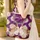 Nuzzling Rabbits Wildflower Chrysanthemum - Everyday Tote for Rabbit Lover Quilted Tote Bag - 4