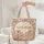 Bunnies Wildflower Floral Wreath Botanical - Everyday Tote Gift Quilted Tote Bag - 5