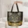 Black Gold Cat Scroll Swirls Stars - Everyday Tote for Cat Lover Quilted Tote Bag - 5