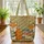 Red Fox Readers Vintage Books Wildflowers - Storybook Lover Gift Quilted Tote Bag - 3