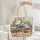 Wise Owls Spectacles Antique Books Quill Pens Ornate Keys Celestial Stars - Book Lover Gift Quilted Tote Bag - 5