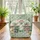 Vintage Travel Trailer Pine Tree Clover - Travel Essentials Gift Quilted Tote Bag - 3