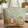 Vintage Camper Adirondack Chair Pine Tree Western Sign - Outdoor Camping Gift Quilted Tote Bag - 1