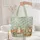 Vintage Camper Adirondack Chair Pine Tree Western Sign - Outdoor Camping Gift Quilted Tote Bag - 5
