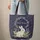 Bunny Lily-of-the-Valley Botanical Wreath Foliage Wildlife Lover Gift Quilted Tote Bag - 6