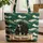 Black Bears Rolling Hills Personalized Name Scroll Wildlife Lover Gift for Bear Lovers Quilted Tote Bag - 1