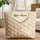 Nuzzling Bunnies Wildflower Heart Personalized Everyday Gift for Bunny Lovers Quilted Tote Bag - 1