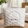 Nuzzling Baby Deer Delicate Floral Wreath - Nature Wildlife Everyday Gift Quilted Tote Bag - 1