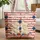 Nuzzling Bear Cubs Wildflower Stars - Patriotic Home Decor Gift for Wildlife Lover Quilted Tote Bag - 1