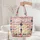 Nuzzling Bear Cubs Wildflower Stars - Patriotic Home Decor Gift for Wildlife Lover Quilted Tote Bag - 5