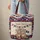 Hugging Bears Star Stripe Bunting Red Bow Blue Flag Patriotic Lifestyle Gift Quilted Tote Bag - 6
