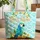 Parrot Ocean Waves Personalized Plumeria Name Wreath - Beach Lover Gift Quilted Tote Bag - 1
