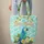 Parrot Ocean Waves Personalized Plumeria Name Wreath - Beach Lover Gift Quilted Tote Bag - 6