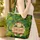 Tropical Monkey Macaw Your Name Sign Jungle Foliage - Jungle Travel Gear Quilted Tote Bag - 4