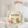 Woodland Fox Bunny Bear Wildflower Name Wreath - Everyday Tote Friend Gift Quilted Tote Bag - 5