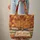 Sleeping Orange Tabby Cat Books Autumn - Personalized Reader Gift Quilted Tote Bag - 6