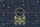 Cat Face Gold Stars Swirls Circular Medallion - Cat Lover Everyday Travel Accessory Gift Quilted Tote Bag - 7