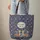 Nuzzling Deer Wildflowers Toile Vines Laurel Sprig - Everyday Tote Wildlife Lover Gift Quilted Tote Bag - 6