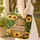 Happy Brown Bear Cub Golden Sunflowers Dahlia Rustic Sign - Nature Lover Home Decor Gift Quilted Tote Bag - 4