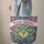 Swirling Color Blocks Cat Face Ribbon Spiral Dot - Everyday Tote Cat Lover Gift Quilted Tote Bag - 6