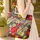 Your Name Apple Marker Crayon Flowers - Everyday Student Gift Quilted Tote Bag - 4