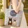 French Bulldogs Plaid Paw Prints Personalized Name - Dog Lover Everyday Tote Quilted Tote Bag - 4