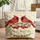 Cardinal Birds Branch Berries Your Name Vine Leaf Garland Wildlife Lover Gift Quilted Tote Bag - 1