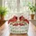 Cardinal Birds Branch Berries Your Name Vine Leaf Garland Wildlife Lover Gift Quilted Tote Bag - 3
