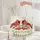 Cardinal Birds Branch Berries Your Name Vine Leaf Garland Wildlife Lover Gift Quilted Tote Bag - 5