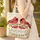 Cardinal Birds Branch Berries Your Name Vine Leaf Garland Wildlife Lover Gift Quilted Tote Bag - 4