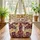 Standing Fawns Floral Leaves Blossoms - Wildlife Lover Everyday Tote Quilted Tote Bag - 3