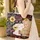 Nuzzling Bear Bunny Sunflowers Name Rustic Sign - Keepsake Gift for Animal Lovers Quilted Tote Bag - 4